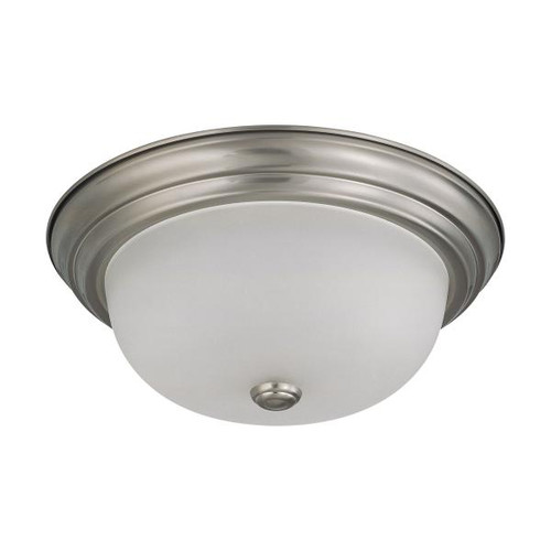 NUVO Lighting NUV-60-3262 2 Light - 13 in. - Flush Mount with Frosted White Glass