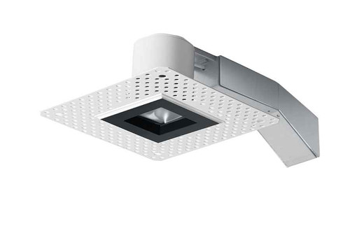 RAB RDLED2S8-30N-TLB RECESSED DOWNLIGHTS 742 LUMENS RDLED2S8 2 INCH SQUARE 8W 30 DEGREE BEAM SPREAD 80CRI 4000K TRIMLESS BLACK TRIM RING