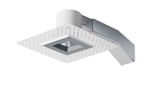 RAB RDLED2S8-30N-TLS RECESSED DOWNLIGHTS 742 LUMENS RDLED2S8 2 INCH SQUARE 8W 30 DEGREE BEAM SPREAD 80CRI 4000K TRIMLESS MATTE SILVER TRIM RING