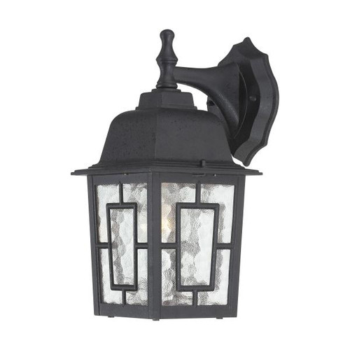NUVO Lighting NUV-60-4923 Banyan - 1 Light - 12 in. - Outdoor Wall with Clear Water Glass
