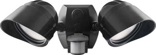 RAB SMSBULLET2X12YA OUTDOOR SENSORS 2502 LUMENS SMARTBULLET 2 X 12W WARM 3K LED 120V WITH SMS500 CU4 HOOD BRONZE