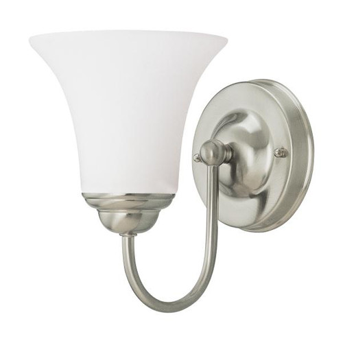 NUVO Lighting NUV-60-1832 Dupont - 1 Light - Vanity with Satin White Glass