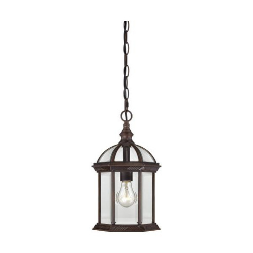 NUVO Lighting NUV-60-4978 Boxwood - 1 Light - 14 in. - Outdoor Hanging with Clear Beveled Glass