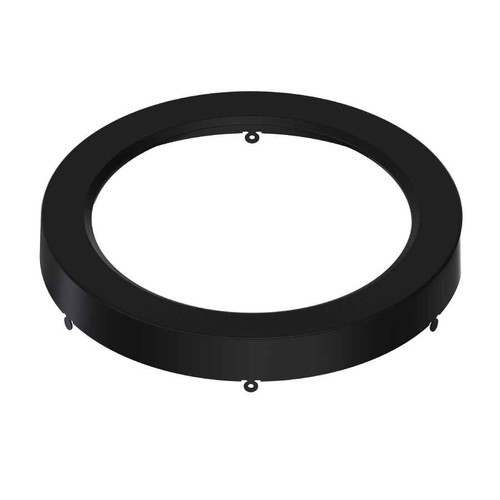 RAB SM-TRIM-9R-BS COLOR TRIM FOR 9" SM ROUND BLACK SMOOTH