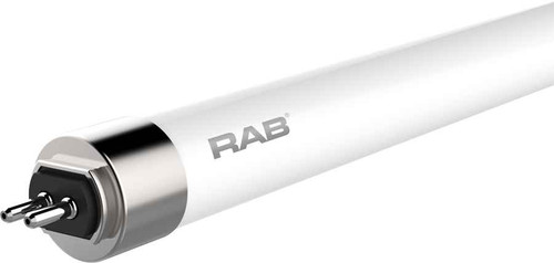 RAB T5-25-48G-840-BYP LINEAR TUBES 3500 LUMENS T5 25W 4 FEET GLASS 80CRI 4000K BALLAST BYPASS