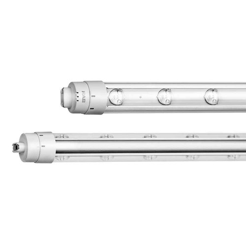 RAB T8-46-117P2S-865-DE-BYP LINEAR TUBES 6200 LUMENS T8 46W 117 INCHES PLASTIC 2 SIDED 80CRI 6500K DOUBLE ENDED WIRING METHOD BALLAST BYPASS