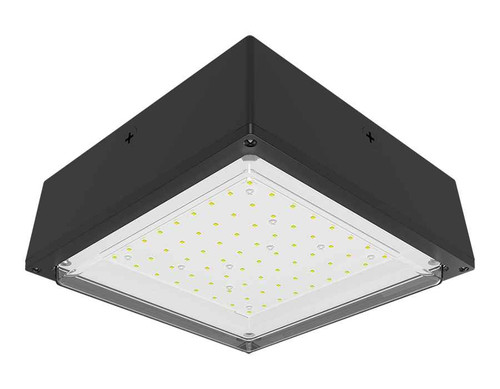 RAB VANLED65Y CANOPY LIGHTS 8748 LUMENS VANLED 65W DROP CLEAR LENS BRONZE