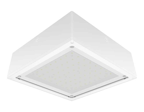 RAB VANLED65NFFRW CANOPY LIGHTS 8714 LUMENS VANLED 65W FLAT FROSTED LENS WHITE