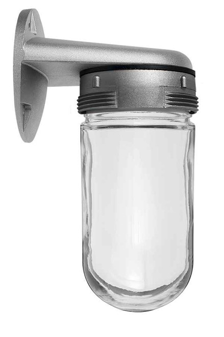 RAB VBR100 VAPORPROOF VBR 100 WALL BRACKET WITH GLASS GLOBE