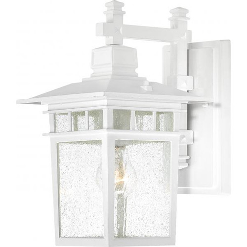 NUVO Lighting NUV-60-4957 Cove Neck - 1 Light - 14 in. - Outdoor Lantern with Clear Seed Glass