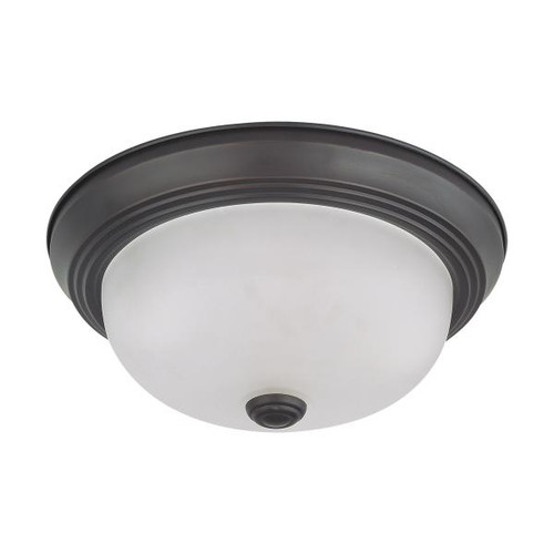 NUVO Lighting NUV-60-3145 2 Light - 11 in. - Flush Mount with Frosted White Glass