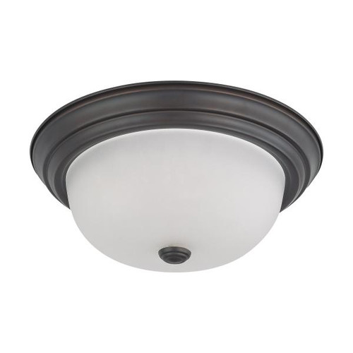 NUVO Lighting NUV-60-3146 2 Light - 13 in. - Flush Mount with Frosted White Glass