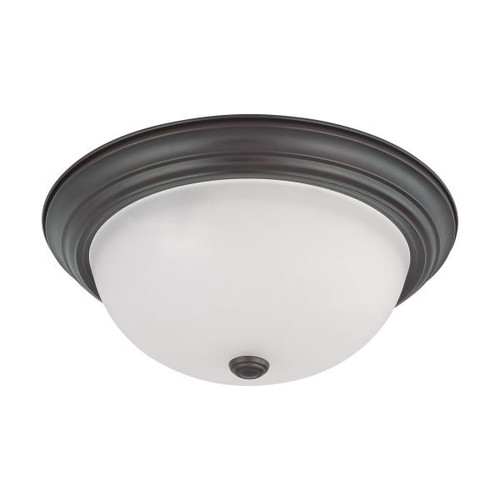 NUVO Lighting NUV-60-3147 3 Light - 15 in. - Flush Mount with Frosted White Glass