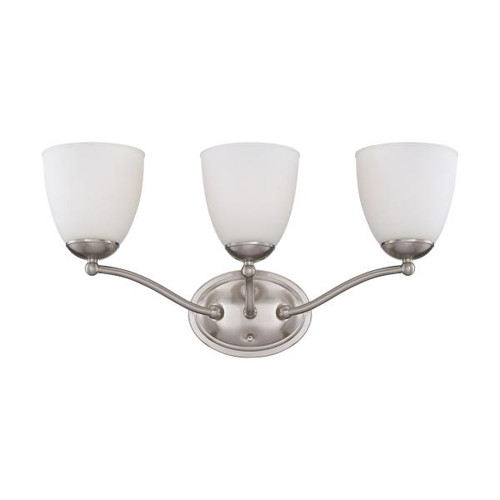 NUVO Lighting NUV-60-5033 Patton - 3 Light - Vanity Fixture with Frosted Glass