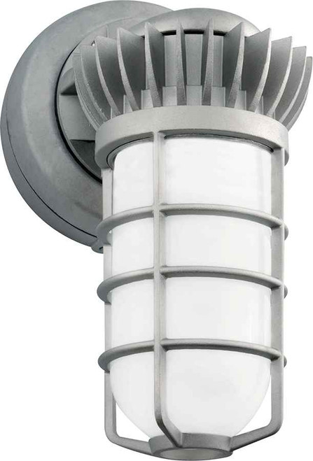RAB VXBRLED13YDG VAPORPROOF 507 LUMENS VXBR LED 13W WARM WALL BRACKET FROSTED GLOBEDIECAST GUARD