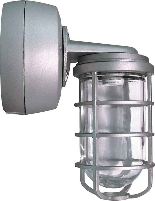 RAB VXBR2S-3/4 VAPORPROOF VXBR 200W WALL BRACKET 4 INCHES BOX 3/4 INCH SILVER LESS GLOBE