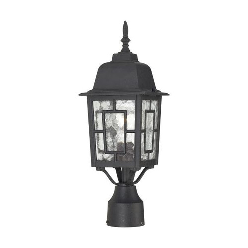 NUVO Lighting NUV-60-4929 Banyan - 1 Light - 17 in. - Outdoor Post with Clear Water Glass
