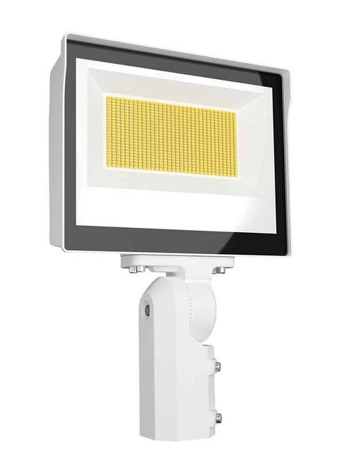 RAB X17FA140SFW/480 FLOODLIGHTS 18292/19532/18898 LUMENS X17 140W FIELD ADJUSTABLE CCT 5000/4000/3000K SLIPFITTER WHITE