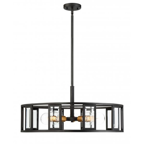 NUVO Lighting NUV-60-6416 Payne - 5 Light - Pendant with Clear Beveled Glass
