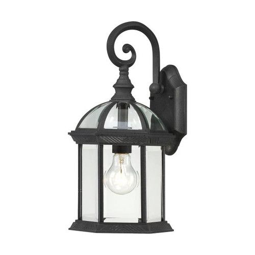 NUVO Lighting NUV-60-4963 Boxwood - 1 Light - 15 in. - Outdoor Wall with Clear Beveled Glass