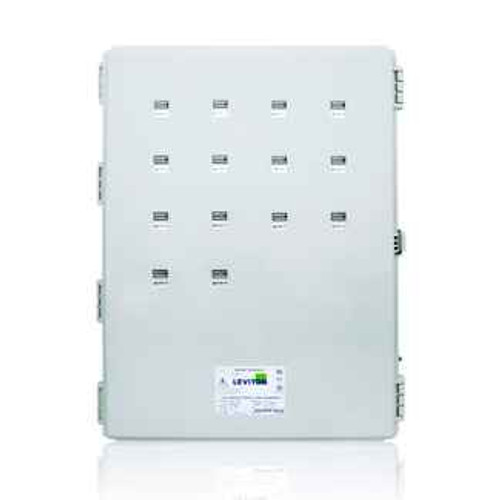 Leviton 6X314-CFG XL Mini Meter MMU, 120/208V 3P/4W REF VOLTAGE, 14 Dual Element Meters, NEMA 4X.