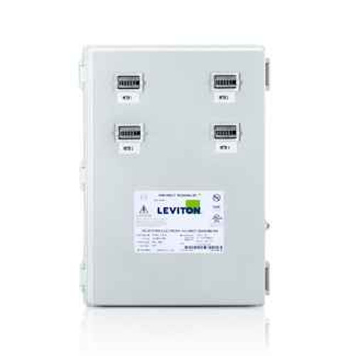 Leviton 6M304-CFG Medium Mini Meter MMU, 120/208V 3P/4W REF VOLTAGE, 4 Dual Element Meters, NEMA 4X, Current Transformers Not Included.