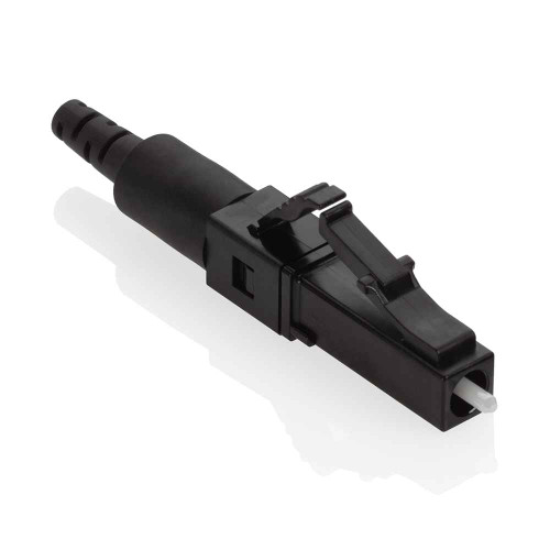 Leviton 49991-5LC FastCAM Pre-polished Connector, LC (Black), OM2 (50/125µm Multimode)