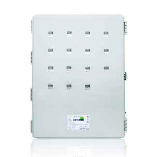 Leviton 6X315-CFG XL Mini Meter MMU, 120/208V 3P/4W REF VOLTAGE, 15 Dual Element Meters, NEMA 4X.