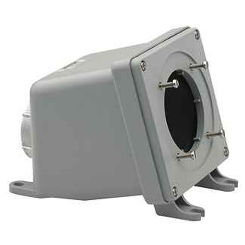 Leviton BX100-V Back Box for Pin & Sleeve Inlets And Receptacles, Hub Sold Separately (See Cat Number HUB-xxx), 100 Amp, IP67, Watertight - GRAY