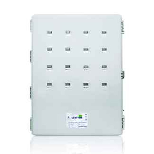 Leviton 6X316-CFG XL Mini Meter MMU, 120/208V 3P/4W REF VOLTAGE, 16 Dual Element Meters, NEMA 4X.
