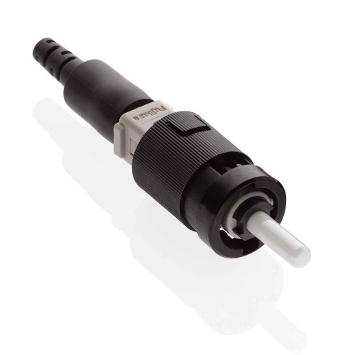 Leviton 49991-5ST FastCAM Pre-polished Connector, ST (Black), OM2 (50/125µm Multimode)