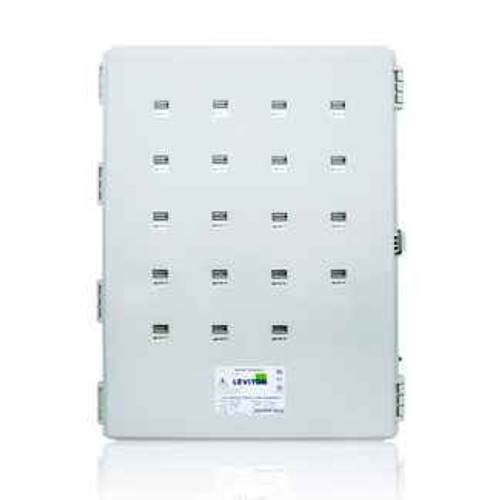 Leviton 6X319-CFG XL Mini Meter MMU, 120/208V 3P/4W REF VOLTAGE, 19 Dual Element Meters, NEMA 4X.