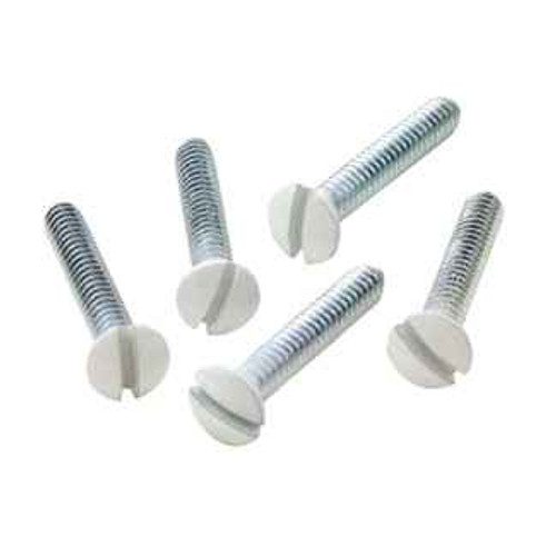 Leviton 78500-PRT Light Almond (Lt Almond) replacement wallplate screws.