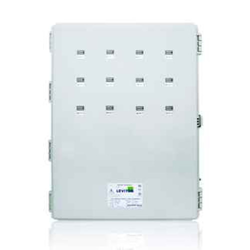 Leviton 6X312-CFG XL Mini Meter MMU, 120/208V 3P/4W REF VOLTAGE, 12 Dual Element Meters, NEMA 4X.