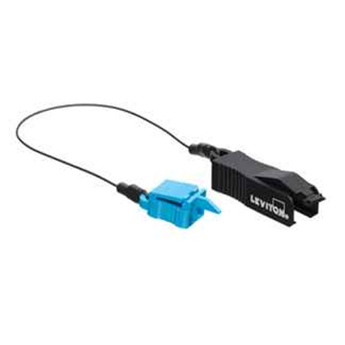 Leviton ETRTN-ETL Extraction Tool (Black) with Dust Cap, use with Secure Keyed LC duplex patch cords and port protection plug of like keyed color (Black)