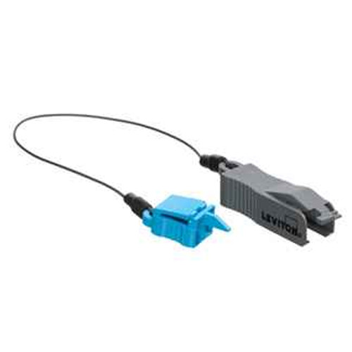 Leviton ETRTN-GTL Extraction Tool (Slate) with Dust Cap, use with Secure Keyed LC duplex patch cords and port protection plug of like keyed color (Slate)
