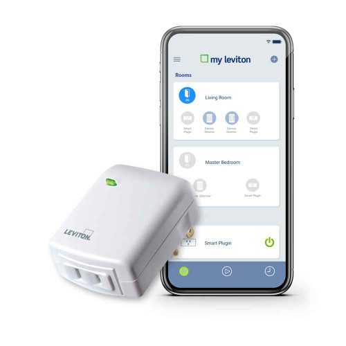 Leviton DW3HL-1BW Decora Smart Wi-Fi Plug-in Dimmer, Dimmable LED and CFL loads up to 100W and Incandescent loads up to 300W. Works with Amazon Alexa and Google Assistant, No Hub Required.