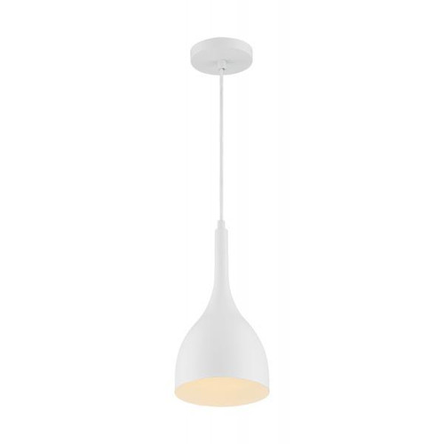 NUVO Lighting NUV-60-7096 Bellcap - 1 Light - Small Pendant Fixture - Matte White Finish