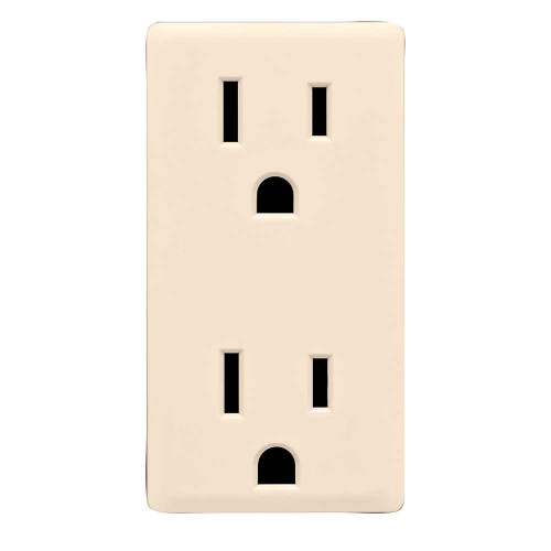 Leviton RKR15-GC Renu Color Change Kit RKR15-GC for Renu 15A Tamper-Resistant Outlets, in Gold Coast White