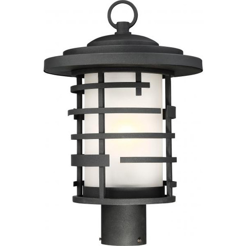 NUVO Lighting NUV-60-6406 Lansing - 1 Light - Outdoor Post Lantern with Etched Glass