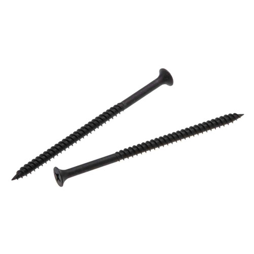 Metallics DWS7B 8 x 2-1/2 in. Bugle Head Phillips Drywall Screws - Steel Black Phosphate - Fine Threads - 2500qty
