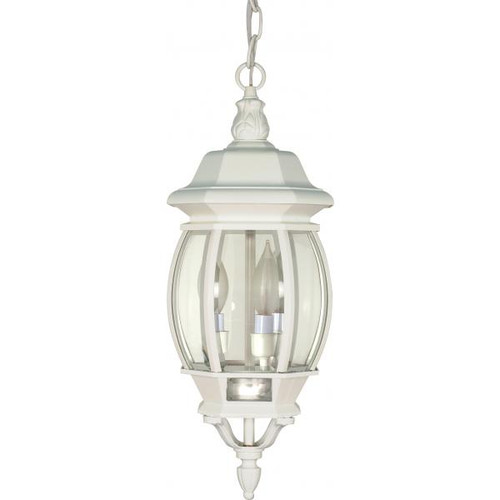 NUVO Lighting NUV-60-894 Central Park - 3 Light - 20 in. - Hanging Lantern with Clear Beveled Glass