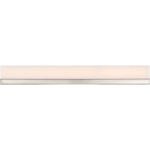 NUVO Lighting NUV-62-1329 Jackson - LED Large Vanity - Brushed Nickel Finish with White Acrylic