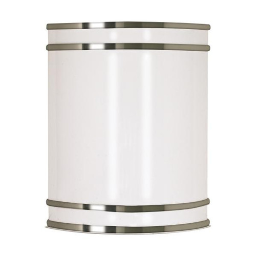 NUVO Lighting NUV-62-1645 Glamour LED 9 inch - Wall Sconce - Brushed Nickel Finish - CCT Selectable 3K/4K/5K