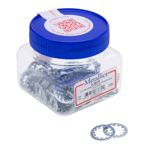 Metallics JLWI12 Washers 12 Int Tooth Lock St-zn (Jar 100)