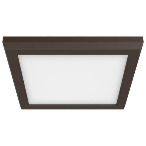 NUVO Lighting NUV-62-1716 Blink Pro - 11W - 7in - LED Fixture - CCT Selectable - Square Shape - Bronze Finish - 120V