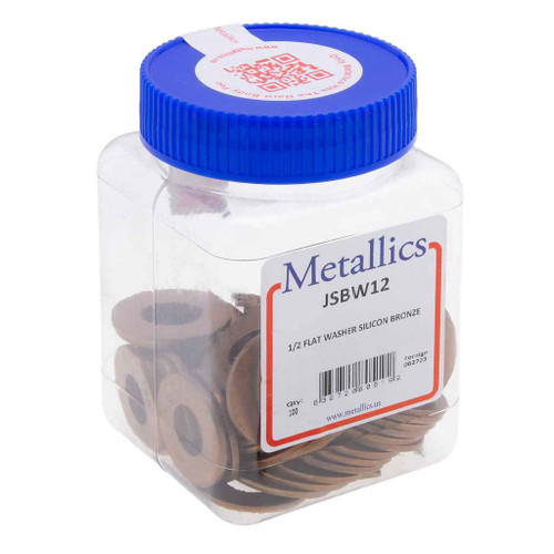 Metallics JSBW8 Washers 8 Flat Sbr (Jar 100)