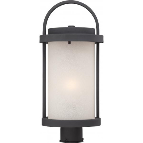 NUVO Lighting NUV-62-654 Willis - LED Outdoor Post with Antique White Glass