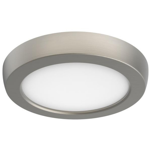 NUVO Lighting NUV-62-1703 Blink Pro - 9W - 5in - LED Fixture - CCT Selectable - Round Shape - Brushed Nickel Finish - 120V