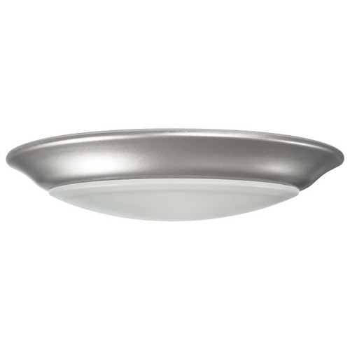 NUVO Lighting NUV-62-1662 7 inch - LED Disk Light - 3000K - 6 Unit Contractor Pack - Brushed Nickel Finish